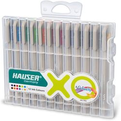 Hauser XO Colours Gel Pen 12pcs Set